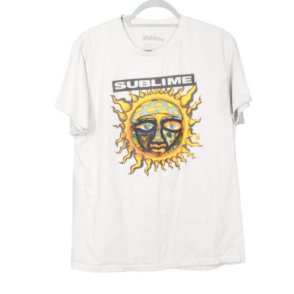 Sublime | Shirts | Vintage 6 Sublime White Sun Logo Punk Reggae Tshirt ...
